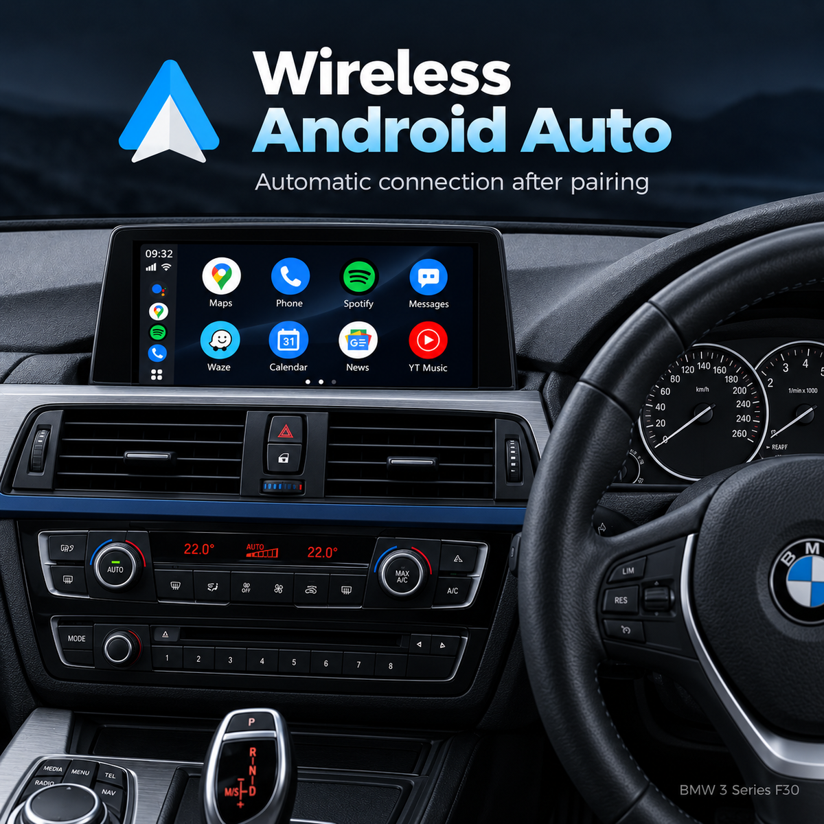 BMW Wireless Apple CarPlay Retrofit Android Auto Decoder Box | NBT CIC EVO | Originalbildschirm