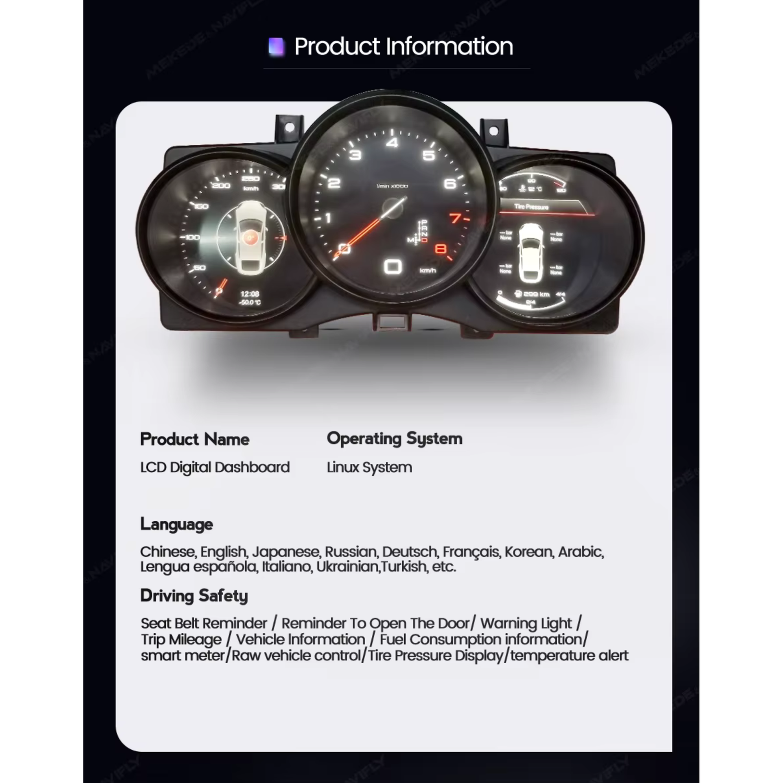 Pour BMW | Série 3 4 | 2012-2020 | F30 F31 F32 F34 F35 F36 F80 F82 | Groupe numérique LCD 12,3
