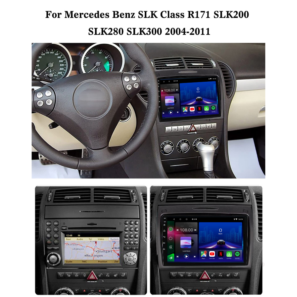 Mercedes | SLK | R171 | 2004-2011 | Android 13 | Car Stereo | Head Unit - Pluscenter