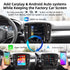 For Volvo Wireless Apple CarPlay Retrofit 2017-2022 Android Auto 9inch Original Screen