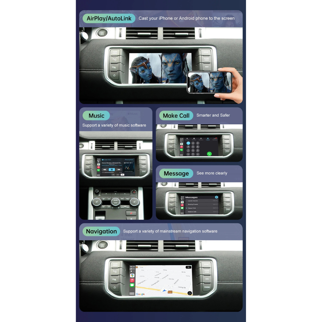 Wireless Apple CarPlay & Android Auto Retrofit for Land Rover, Range Rover & Jaguar 2012–2018 - Pluscenter