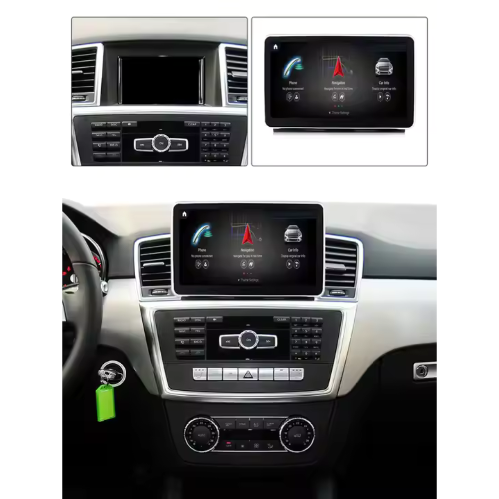Mercedes ML GL GLE GLS 2011-2019 W166 X166 Android 13 Car Stereo Wireless CarPlay & Android Auto Head Unit NTG 4.0 4.5 5.0 - DriveCast
