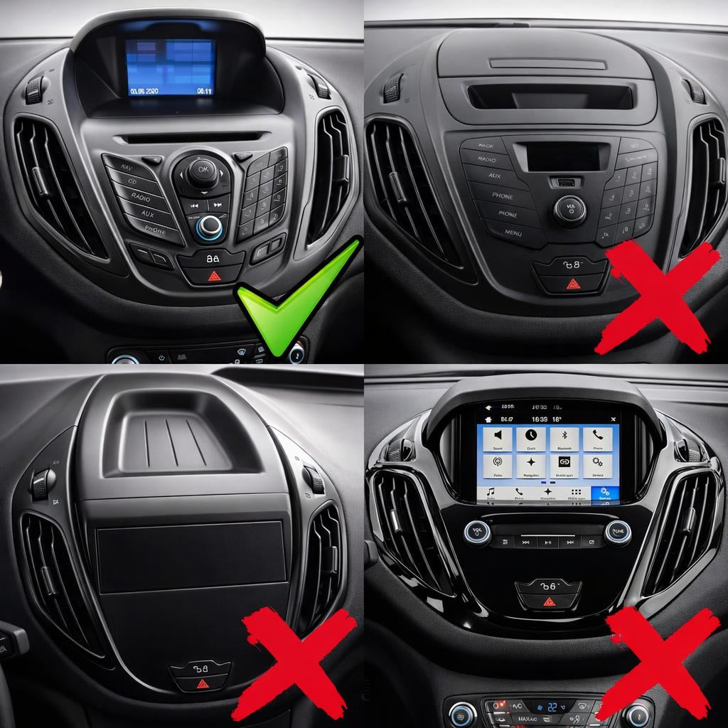 Ford Transit Courier & B Max 2012-2017 Android 14 Car Stereo Head Unit CarPlay Android Auto - Pluscenter