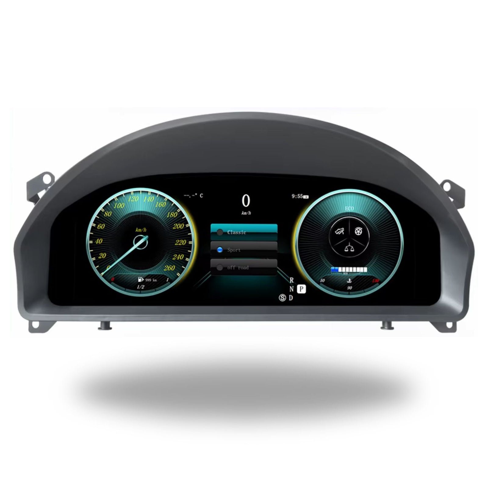 Mercedes-Benz E-Class W207 / C207 Digital Instrument Cluster – Linux System LCD Dashboard (2010–2015)
