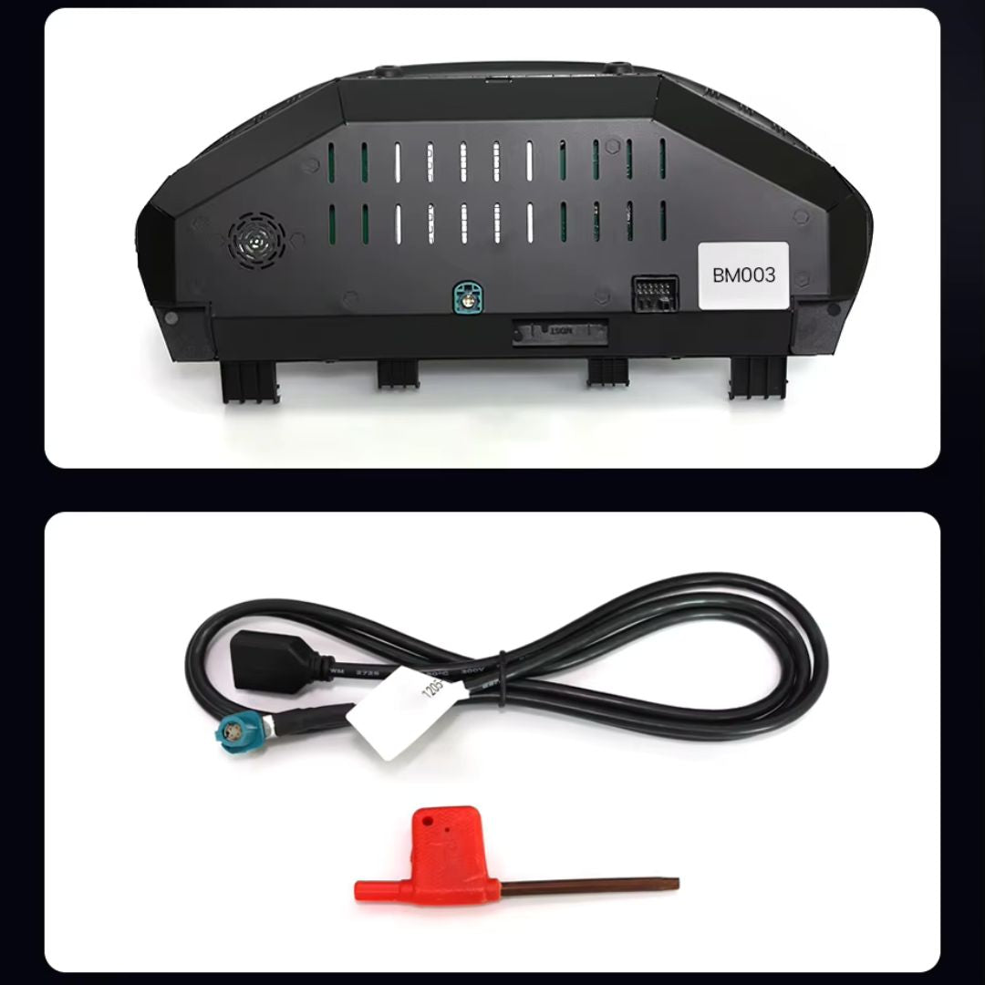 BMW 3 & 4 Series F30–F82 12.3″ Digital Instrument Cluster – LCD Dashboard with CarPlay