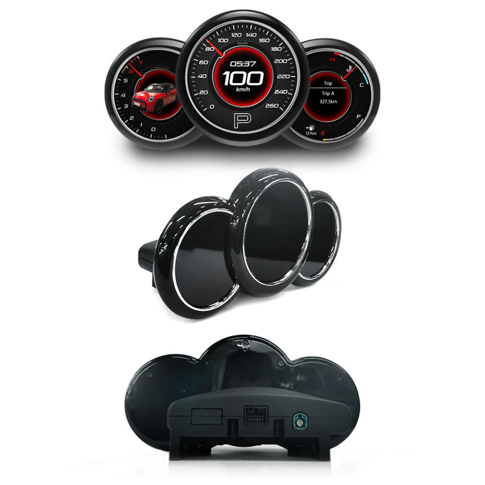Pour BMW | Série 3 4 | 2012-2020 | F30 F31 F32 F34 F35 F36 F80 F82 | Groupe numérique LCD 12,3