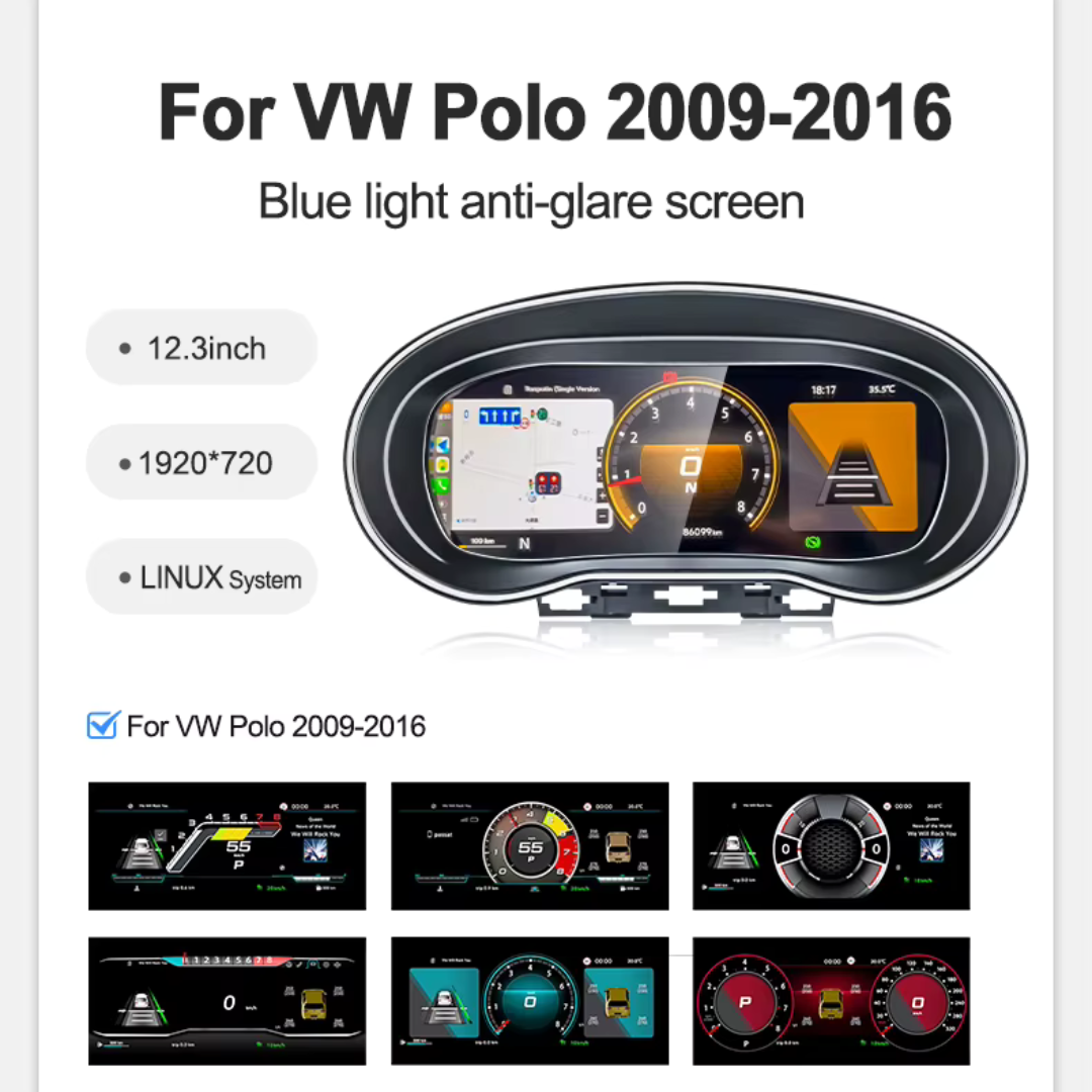 Für BMW | 3 4 Serie | 2012-2020 | F30 F31 F32 F34 F35 F36 F80 F82 | 12,3-Zoll-LCD-Digital-Cluster | Instrumenten-Cockpit-Tachometer | Armaturenbrett-Display 