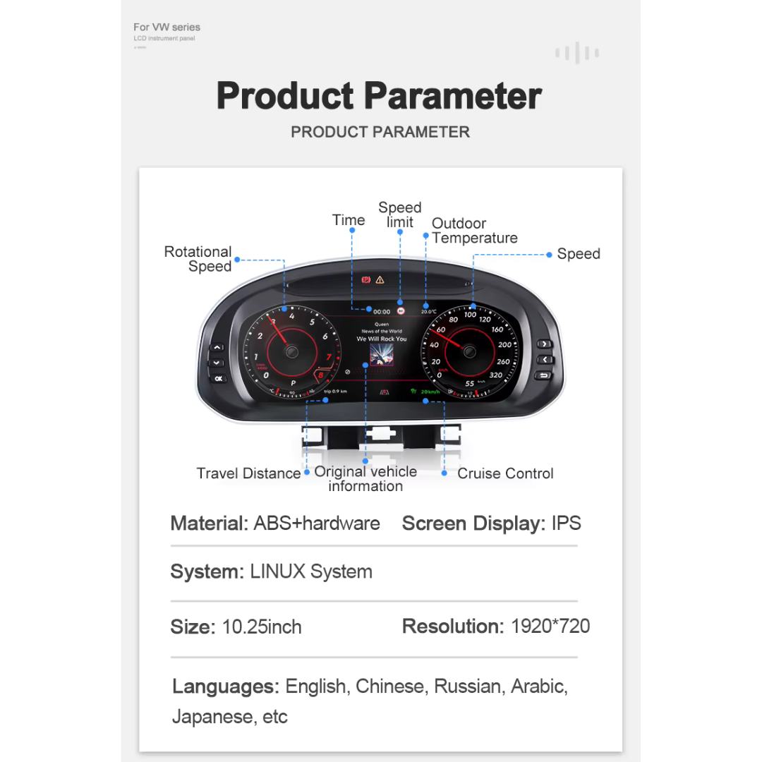 Pour BMW | Série 3 4 | 2012-2020 | F30 F31 F32 F34 F35 F36 F80 F82 | Groupe numérique LCD 12,3