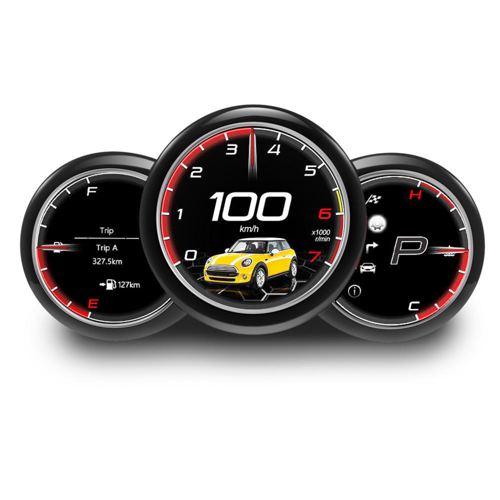 Pour BMW | Série 3 4 | 2012-2020 | F30 F31 F32 F34 F35 F36 F80 F82 | Groupe numérique LCD 12,3" | Compteur de vitesse du cockpit | Affichage du tableau de bord 