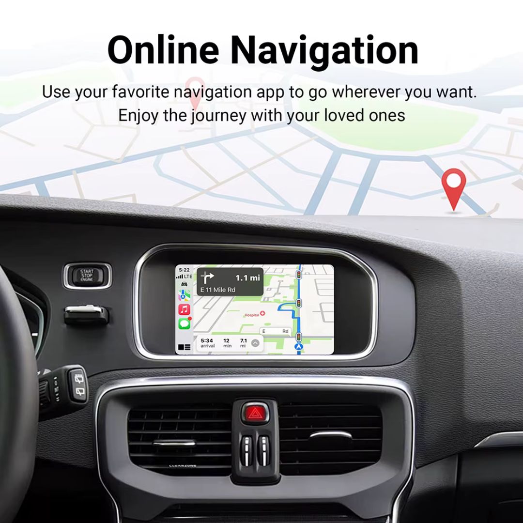 Décodeur Apple CarPlay sans fil pour Peugeot / Citroen Android Auto Box