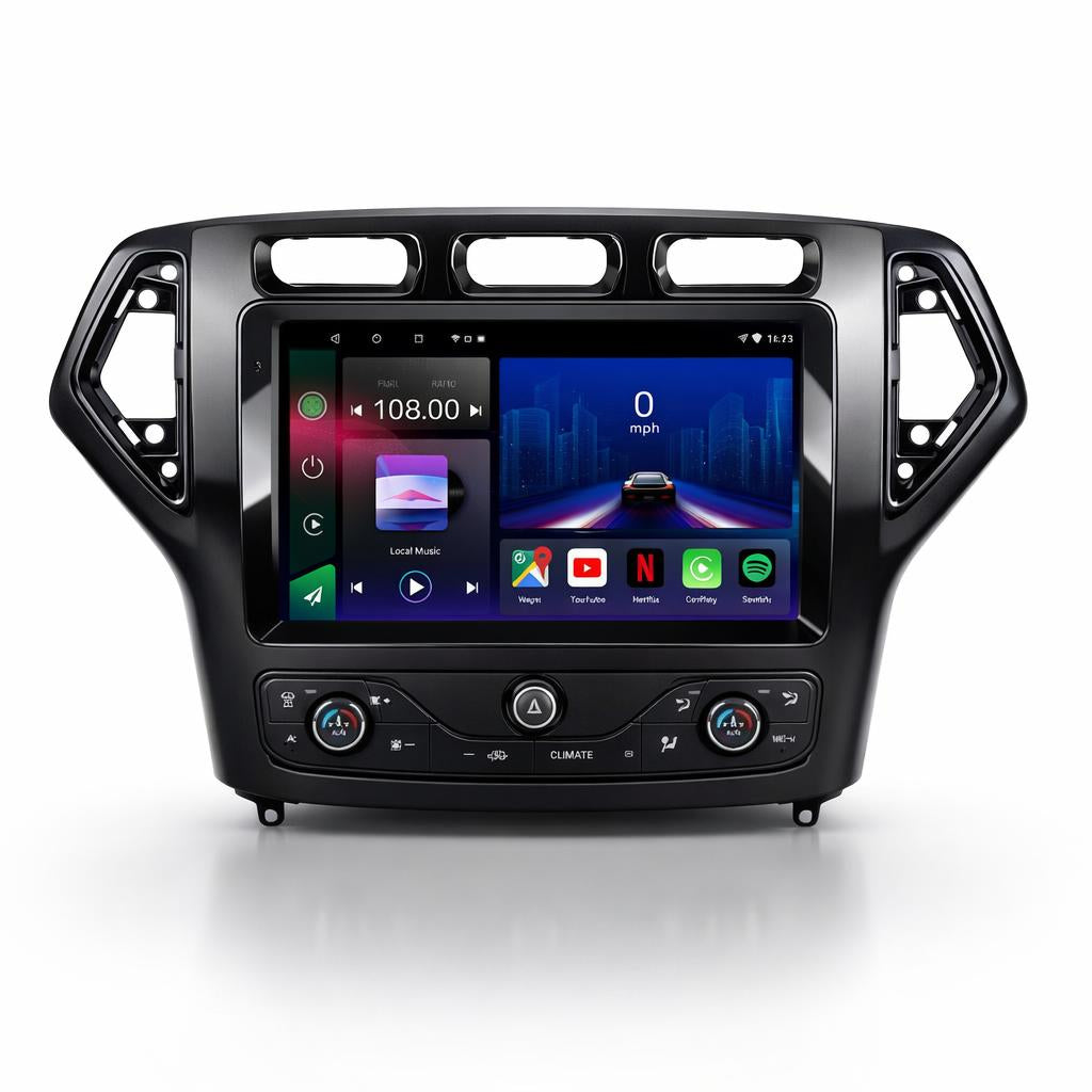 Ford Mondeo MK4 2007-2014 Android 14 Car Stereo Head Unit CarPlay Android Auto - Pluscenter