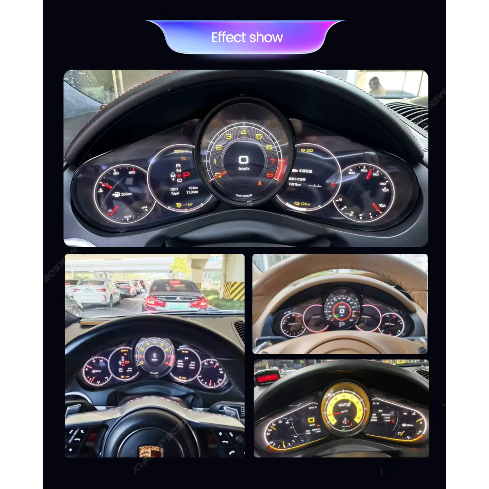 Für BMW | 3 4 Serie | 2012-2020 | F30 F31 F32 F34 F35 F36 F80 F82 | 12,3-Zoll-LCD-Digital-Cluster | Instrumenten-Cockpit-Tachometer | Armaturenbrett-Display 