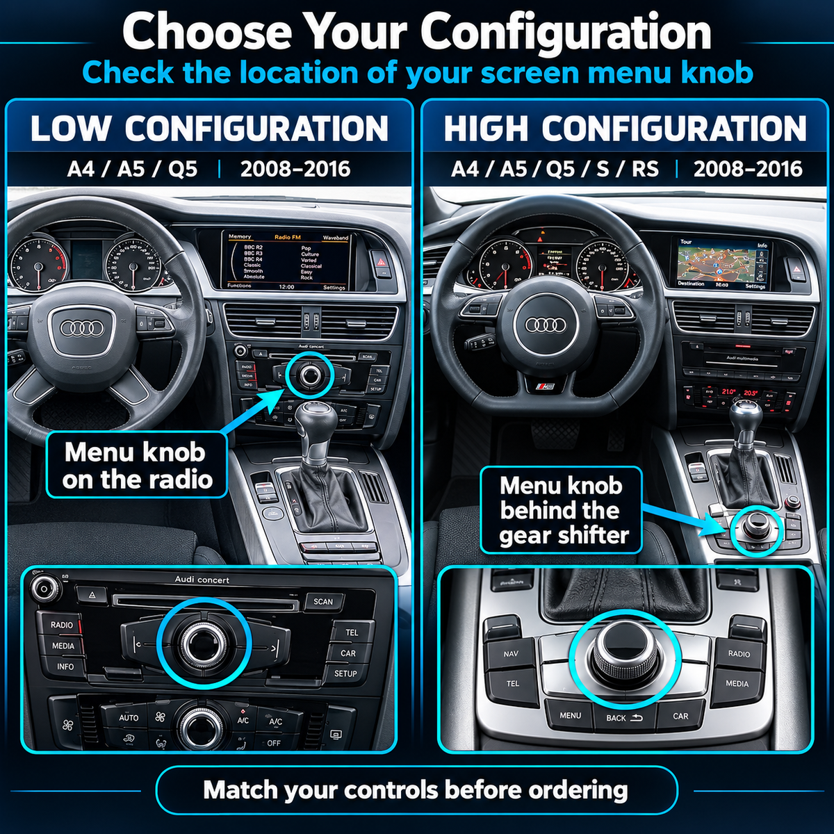 Audi Wireless Apple CarPlay Retrofit + Android Auto Decoder | OEM Integration