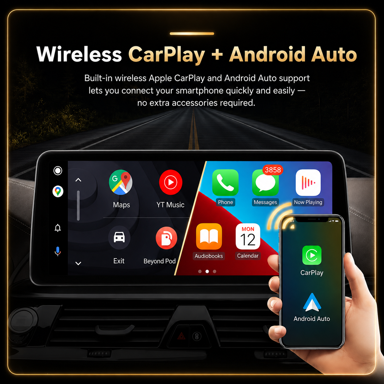 BMW Série 2 Active Tourer | 2014-2019 | F45 F46 F87 | Android 14 CarPlay sans fil et Android Auto | Autoradio | NBT EVO 