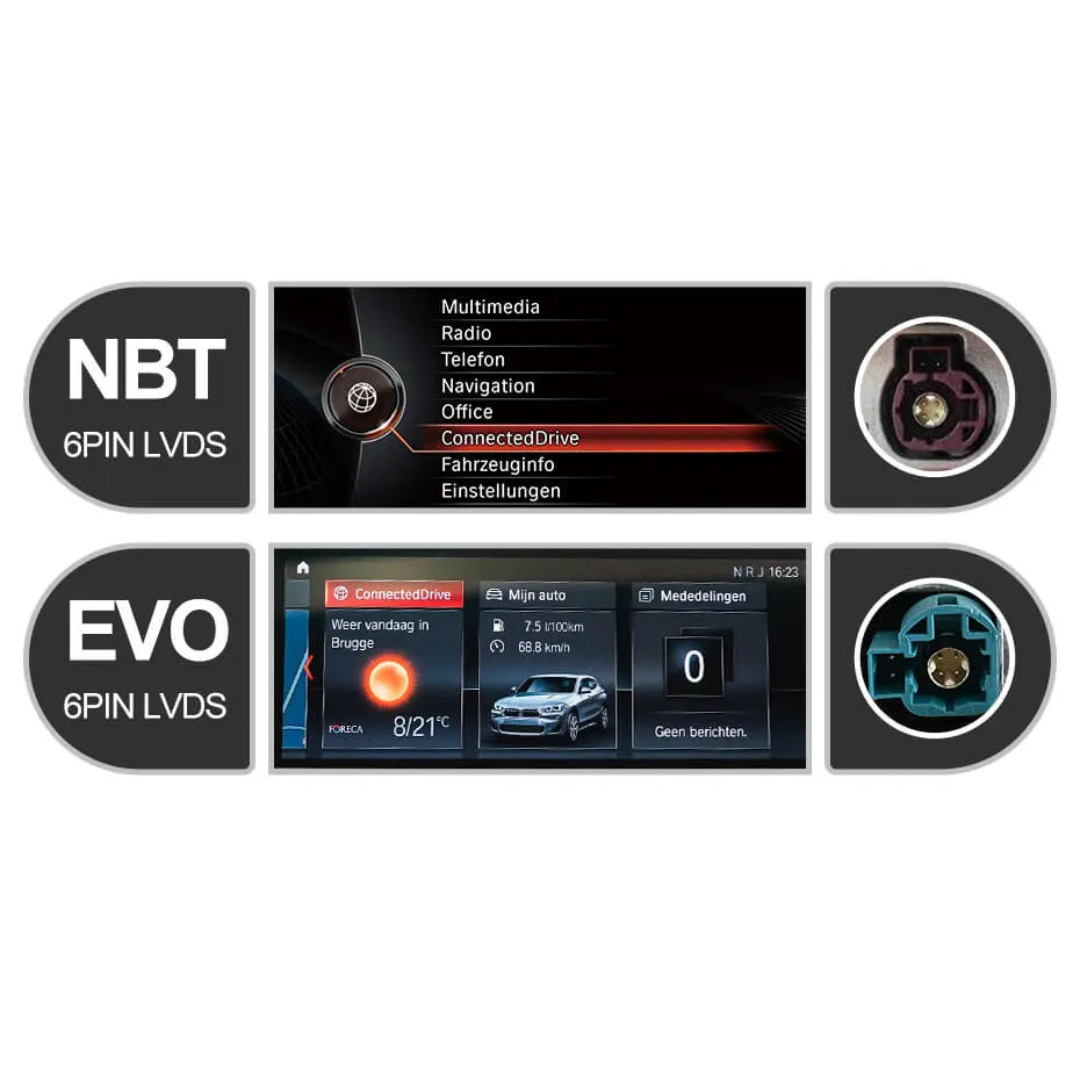 BMW X5 X6 | 2014-2019 | F15 F16 | Android 13 Wireless CarPlay & Android Auto | Car Stereo Head Unit NBT EVO - Pluscenter