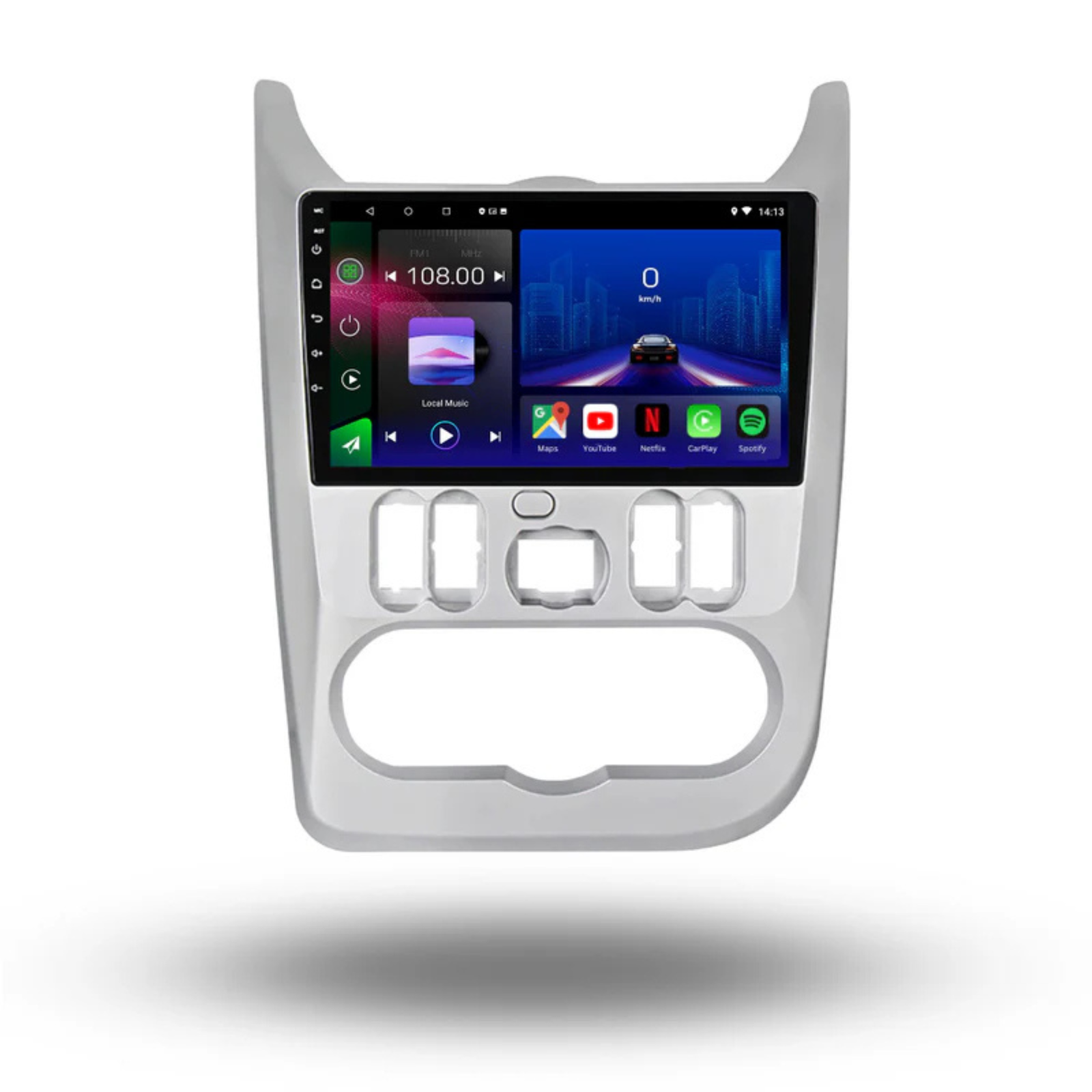 Dacia Logan Sandero Duster 2009-2015 Android 14 Car Stereo Head Unit CarPlay Android Auto - Pluscenter