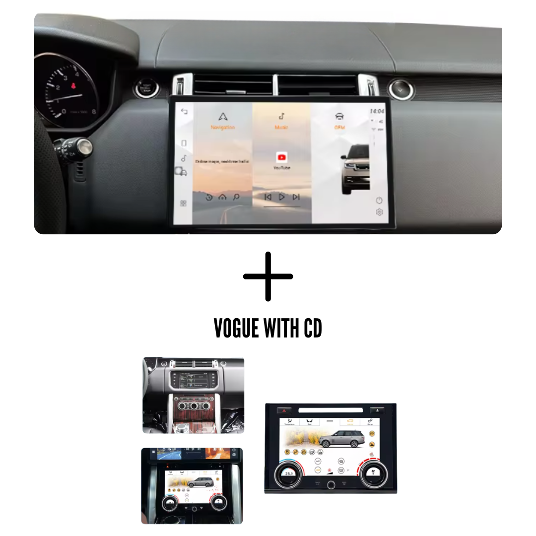 Range Rover | Sport Vogue 13.3inch | 2013-2017 | Android 14 Wireless CarPlay & Android Auto | Car Stereo Head Unit - Pluscenter