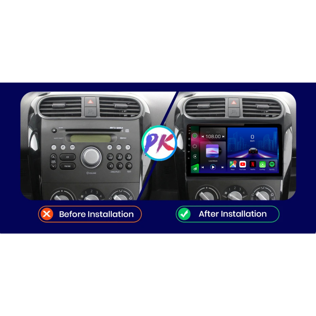 Suzuki Splash | Vauxhall Agila | 2008-2014 | Android 13 | Car Stereo | Head Unit - Pluscenter