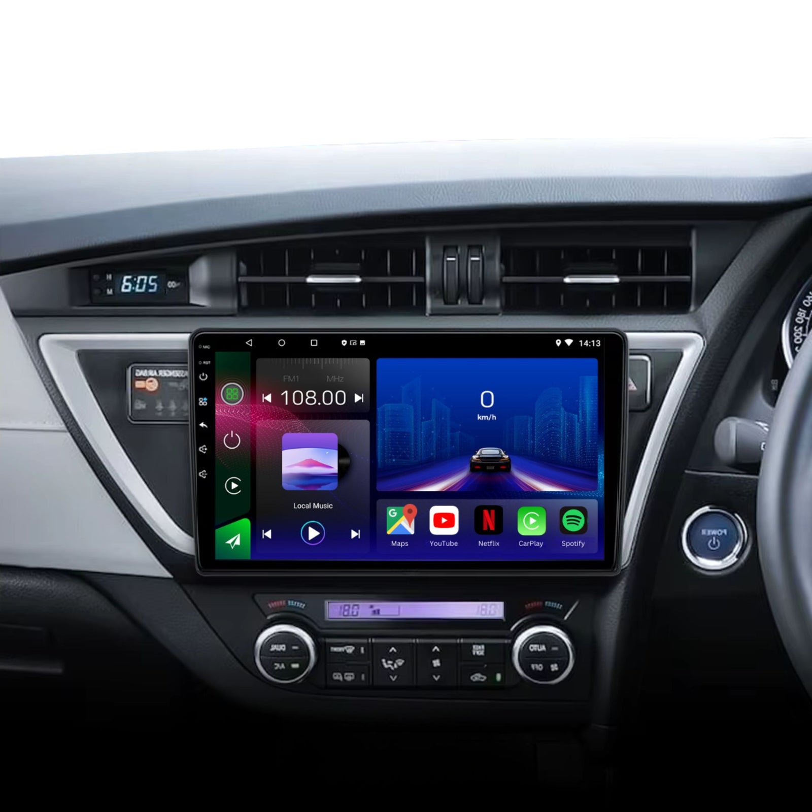 Toyota Prius | 2009-2015 | Android 12 | Unité de tête stéréo de voiture