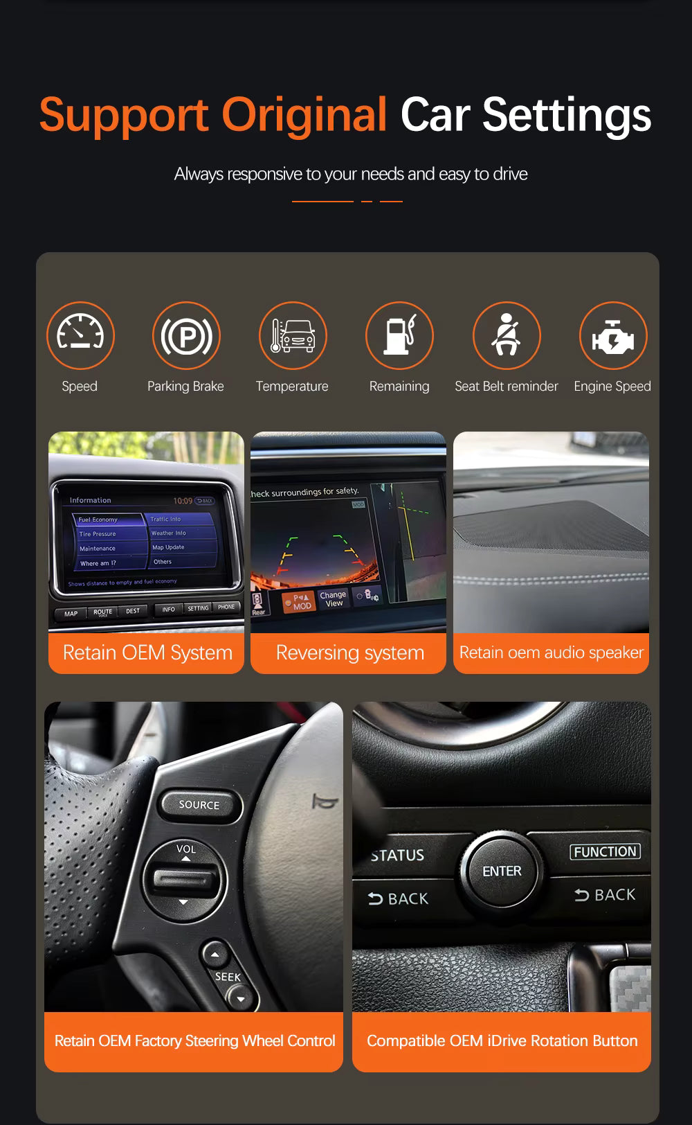 For Nissan GT-R Wireless Apple CarPlay Retrofit Android Auto 2009-2016 - Pluscenter