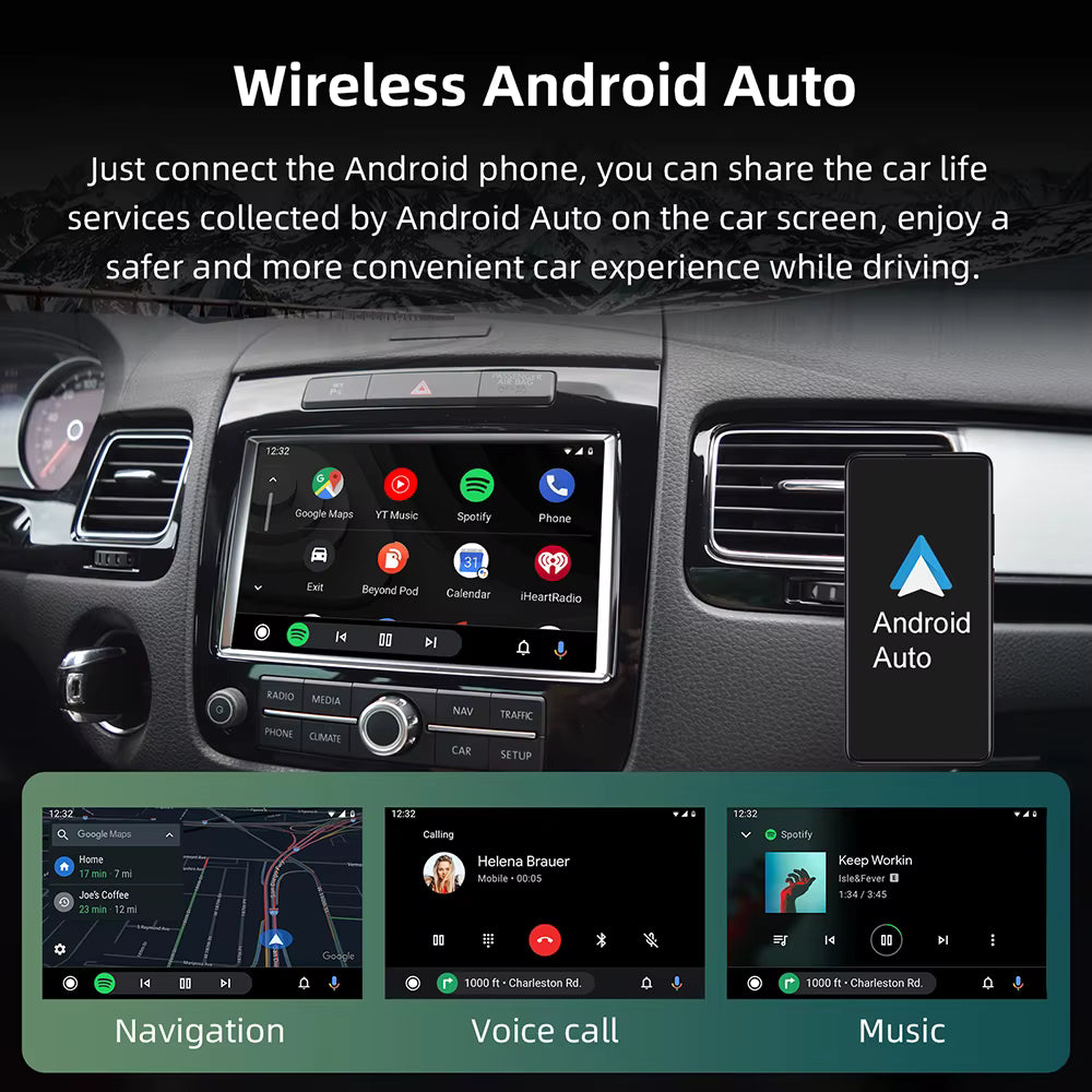 Décodeur Apple CarPlay sans fil pour Peugeot / Citroen Android Auto Box