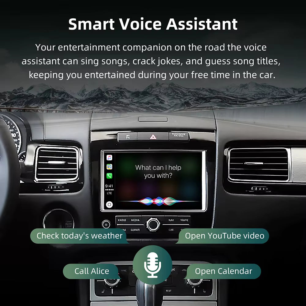 For Volkswagen Touareg Wireless Apple CarPlay Retrofit Android Auto