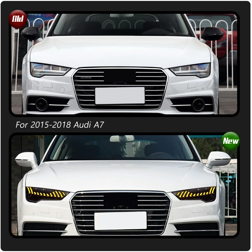 Audi | A7 S7 RS7 | 2011-2018 | Car Headlights LED Rear Tail Lights Sequential Turn Signal | Upgrade - Pluscenter