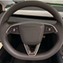 For Tesla 3 Real Carbon Fiber Steering Wheel Cover - Pluscenter