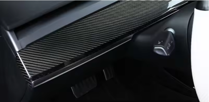 For Tesla 3 Y Real Carbon Fiber or Alcantara Dashboard + Door Trims - Pluscenter