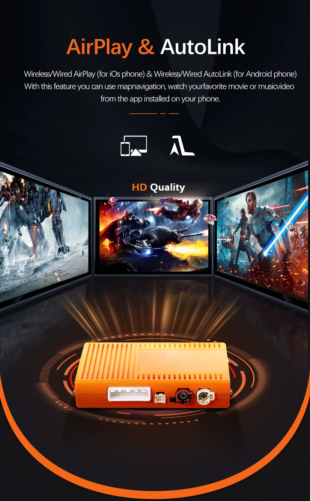 For Nissan GT-R Wireless Apple CarPlay Retrofit Android Auto 2009-2016 - Pluscenter