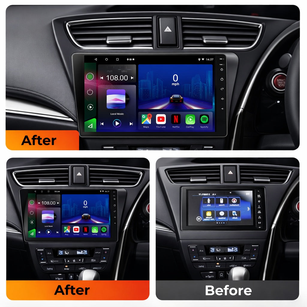 Honda Civic 2012-2017 Android 14 Car Stereo Head Unit CarPlay Android Auto - Pluscenter