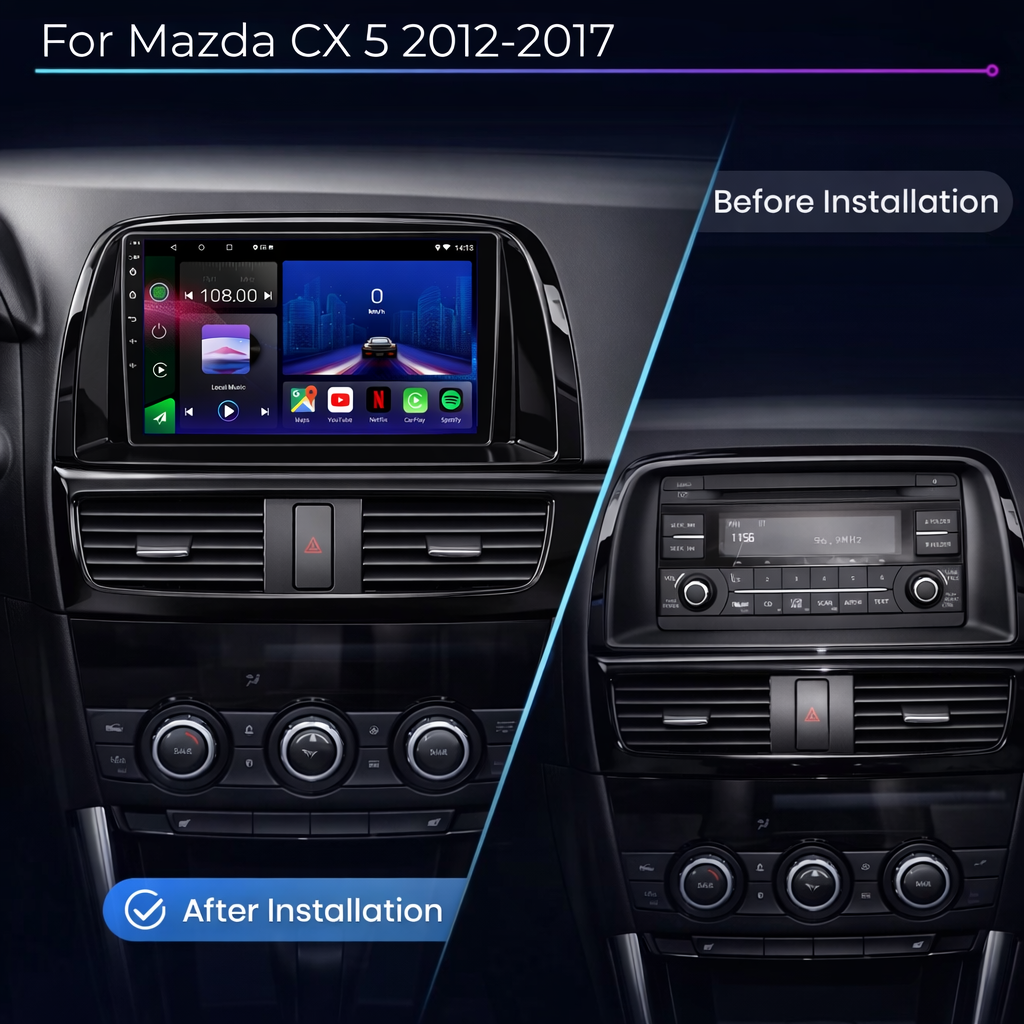 Mazda CX-5 2012-2017 Android 15 Car Stereo Head Unit | CarPlay & Android Auto - Pluscenter