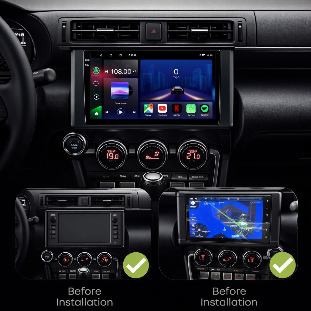 Ford Transit Tournéo | 2013-2019 | Android 12 | Unité de tête stéréo de voiture
