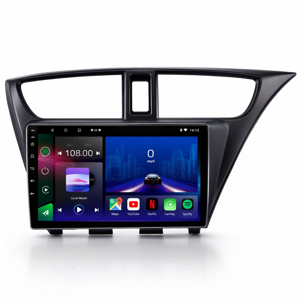 Honda Civic 2012-2017 Android 14 Car Stereo Head Unit CarPlay Android Auto - Pluscenter