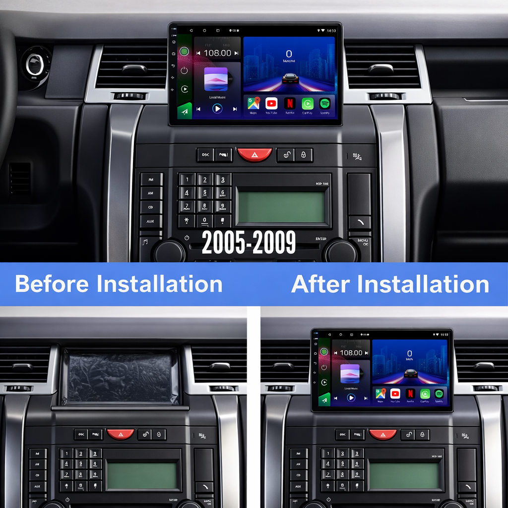 Range Rover Sport 2005-2013 Android 15 Car Stereo Head Unit | CarPlay & Android Auto - Pluscenter