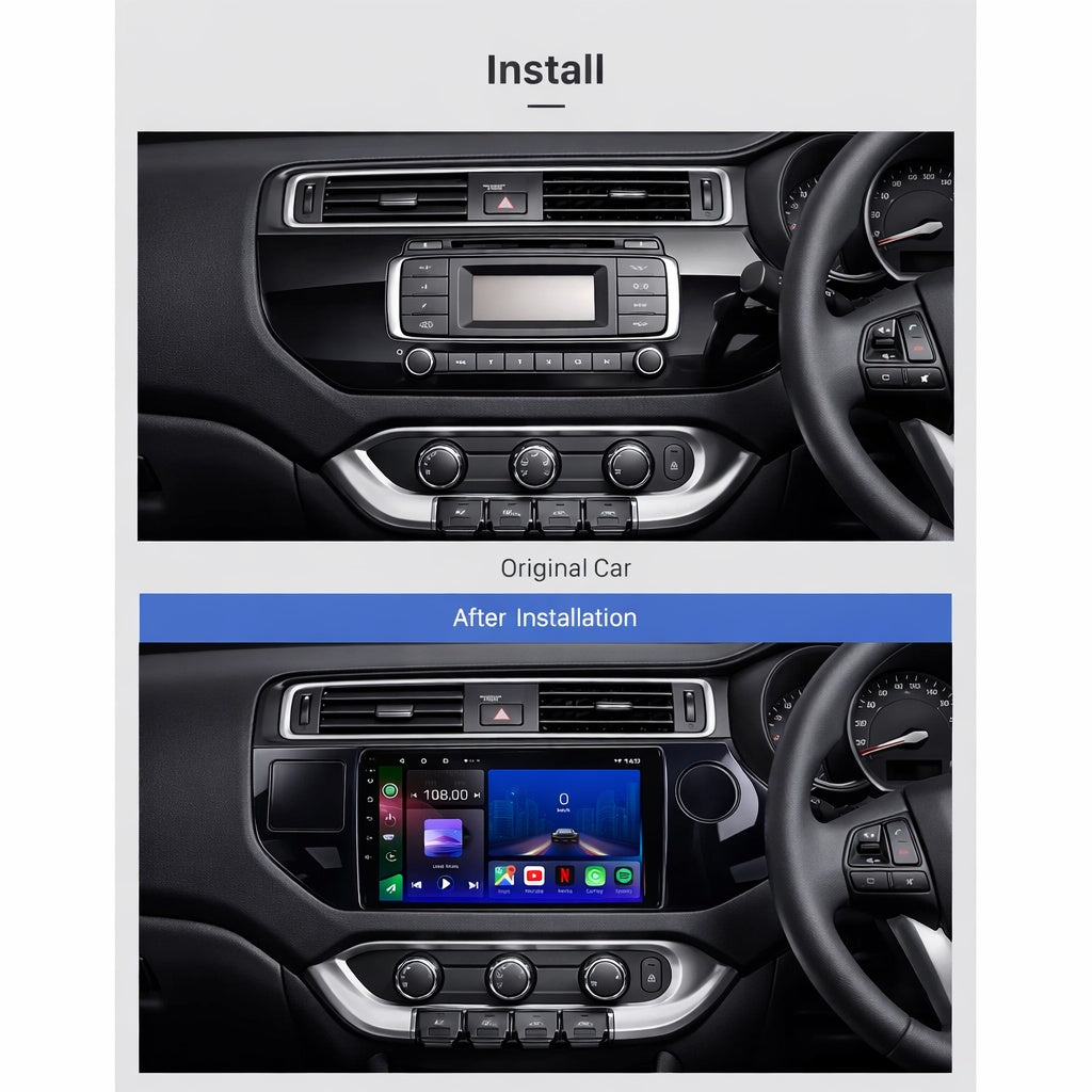 Kia Rio 2011-2017 Android 15 Car Stereo Head Unit | CarPlay & Android Auto - Pluscenter