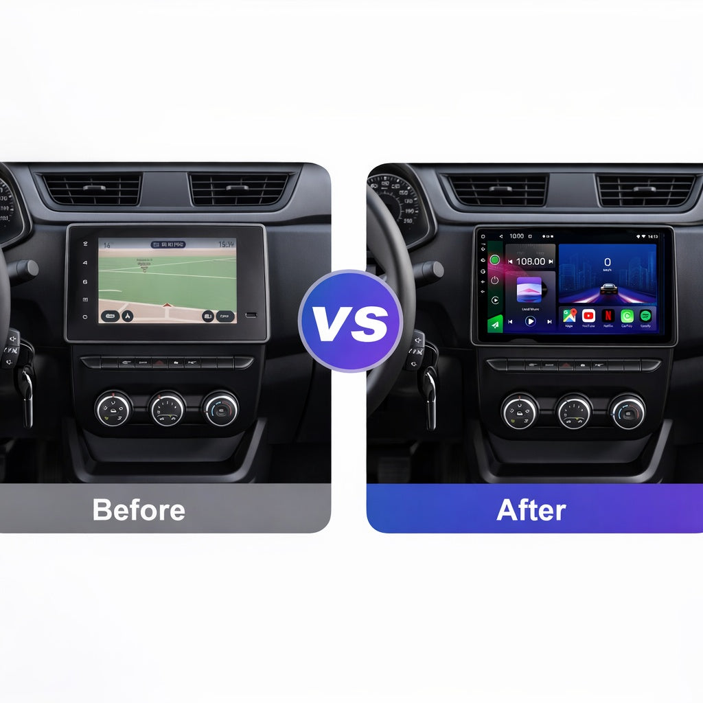 Renault Express 2021-Present Android 15 Car Stereo Head Unit | CarPlay Android Auto - Pluscenter