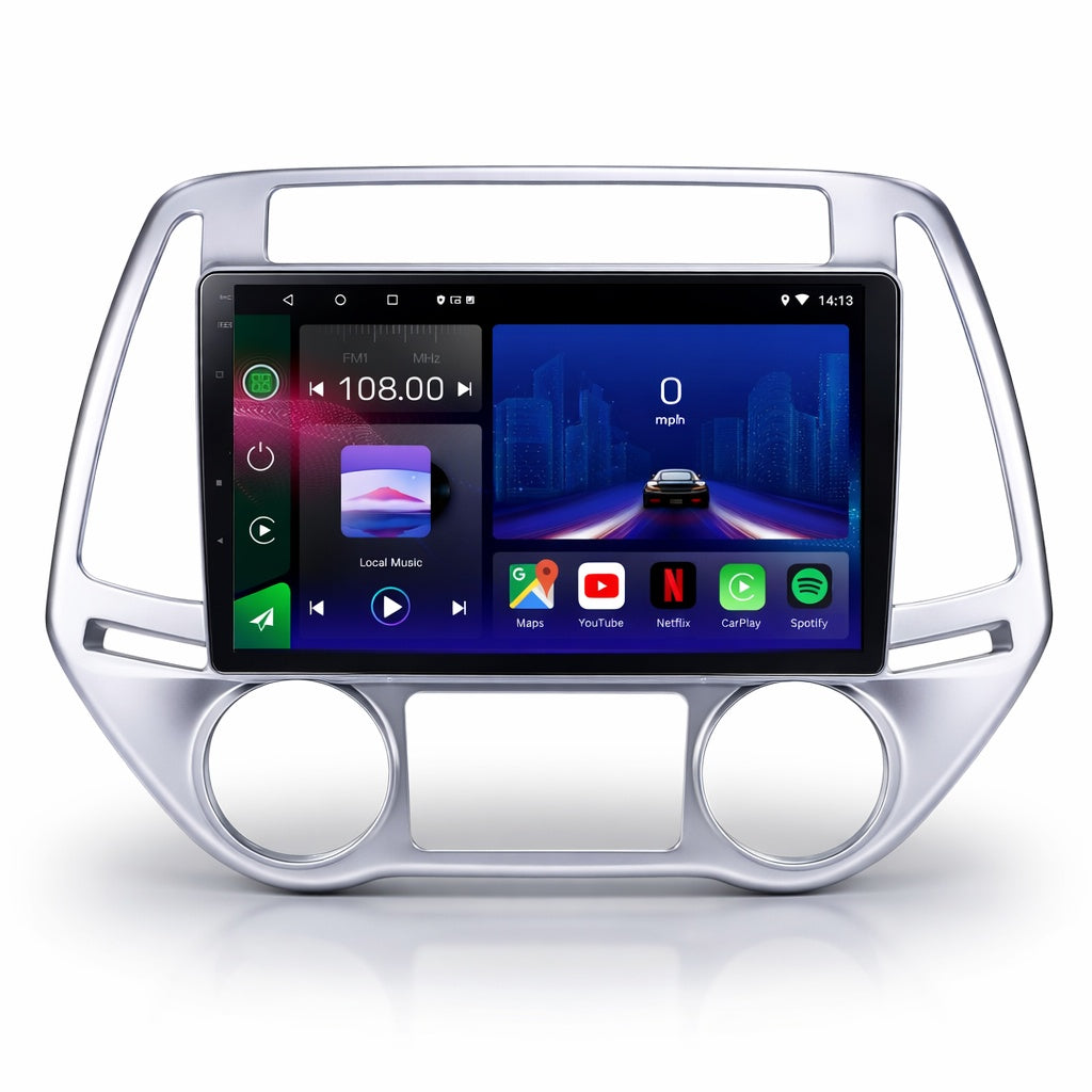 Hyundai i20 2008-2014 Android 14 Car Stereo Head Unit | CarPlay & Android Auto - Pluscenter
