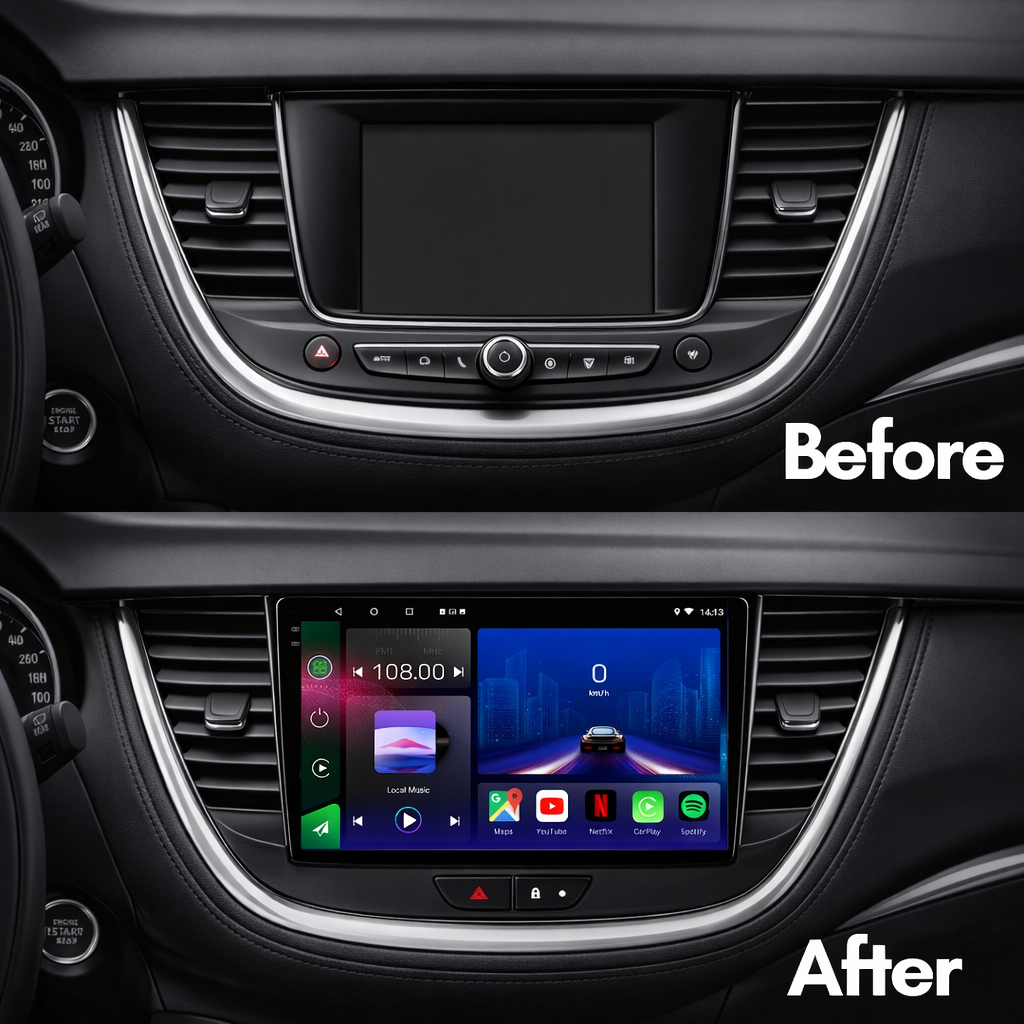 Vauxhall Grandland & X Crossland & X Crossland 2016-2024 Android 15 Car Stereo Head Unit | CarPlay Android Auto - Pluscenter