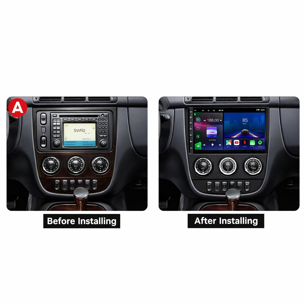 Mercedes M Class ML 1997-2005 Android 15 Car Stereo Head Unit | CarPlay & Android Auto - Pluscenter