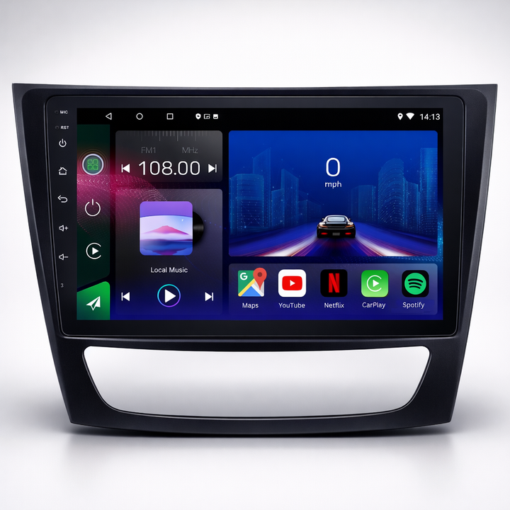 SyncSonic Premium Mercedes E-Class (W211) & CLS (W219) Android 15 Car Stereo Head Unit
