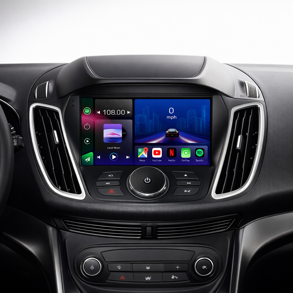 Ford Kuga Escape C-Max 2012-2019 Android 15 Car Stereo Head Unit | CarPlay & Android Auto