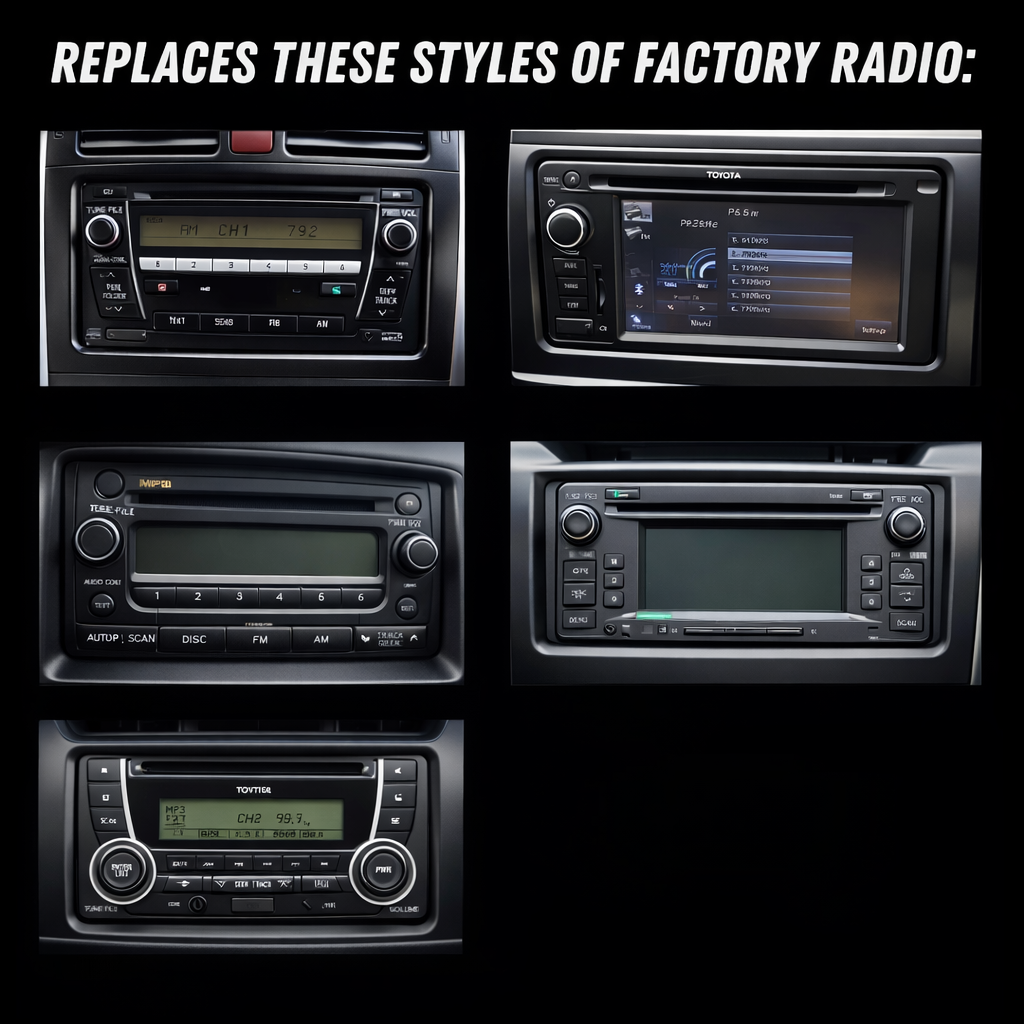 Toyota Universal Android 15 Car Stereo Head Unit | CarPlay Android Auto - Pluscenter