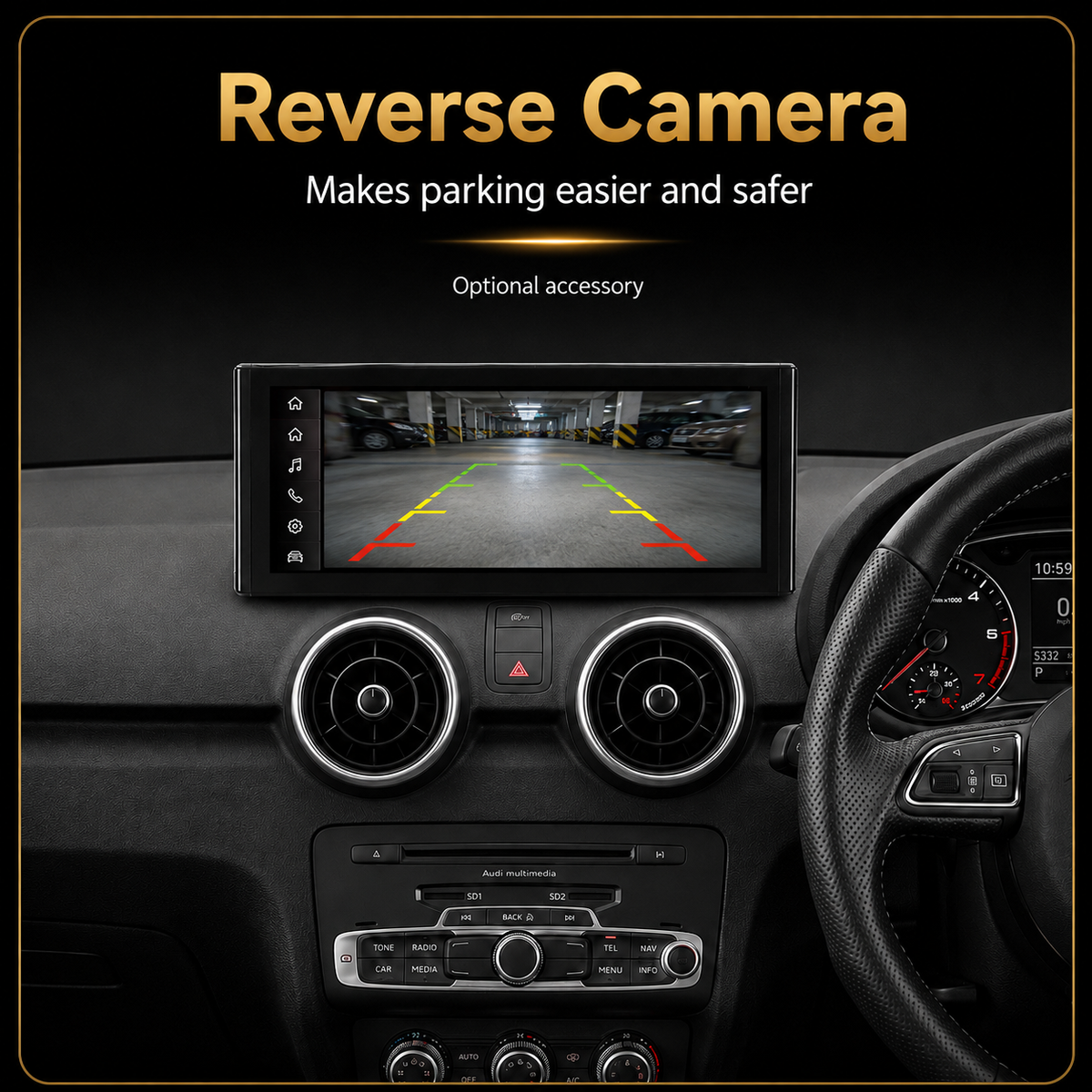 Audi A1/S1 2010-2018 Android 14 Stereo | CarPlay & Android Auto