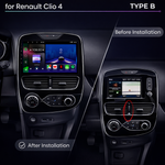 Renault Clio 2012-2021 Android 14 Car Stereo Head Unit | Apple CarPlay Android Auto - Pluscenter