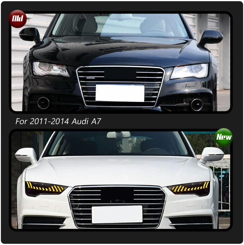 Audi | A7 S7 RS7 | 2011-2018 | Car Headlights LED Rear Tail Lights Sequential Turn Signal | Upgrade - Pluscenter