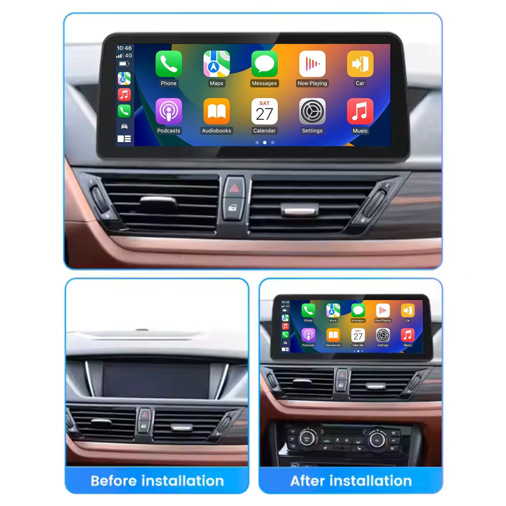 BMW X1 | 2009-2015 | Android 13 Wireless CarPlay & Android Auto | Car Stereo Head Unit 10.25inch 12.3inch - Pluscenter