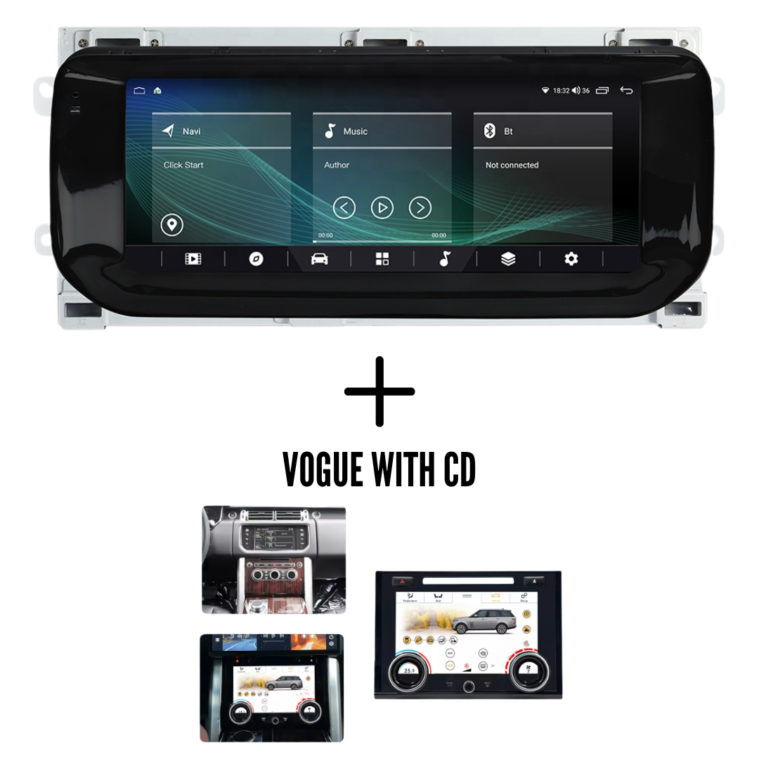 Range Rover | Sport Vogue | 2013-2017 | Android 14 Wireless CarPlay & Android Auto | Car Stereo Head Unit - Pluscenter