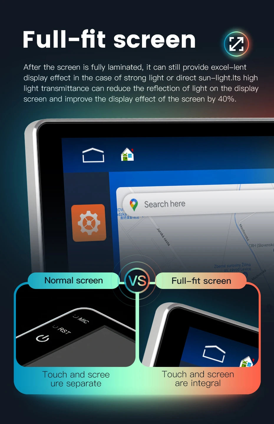 Tesla Model | 13.3inch | For Any Cars | Android 13 | Car Stereo | Head Unit - Pluscenter