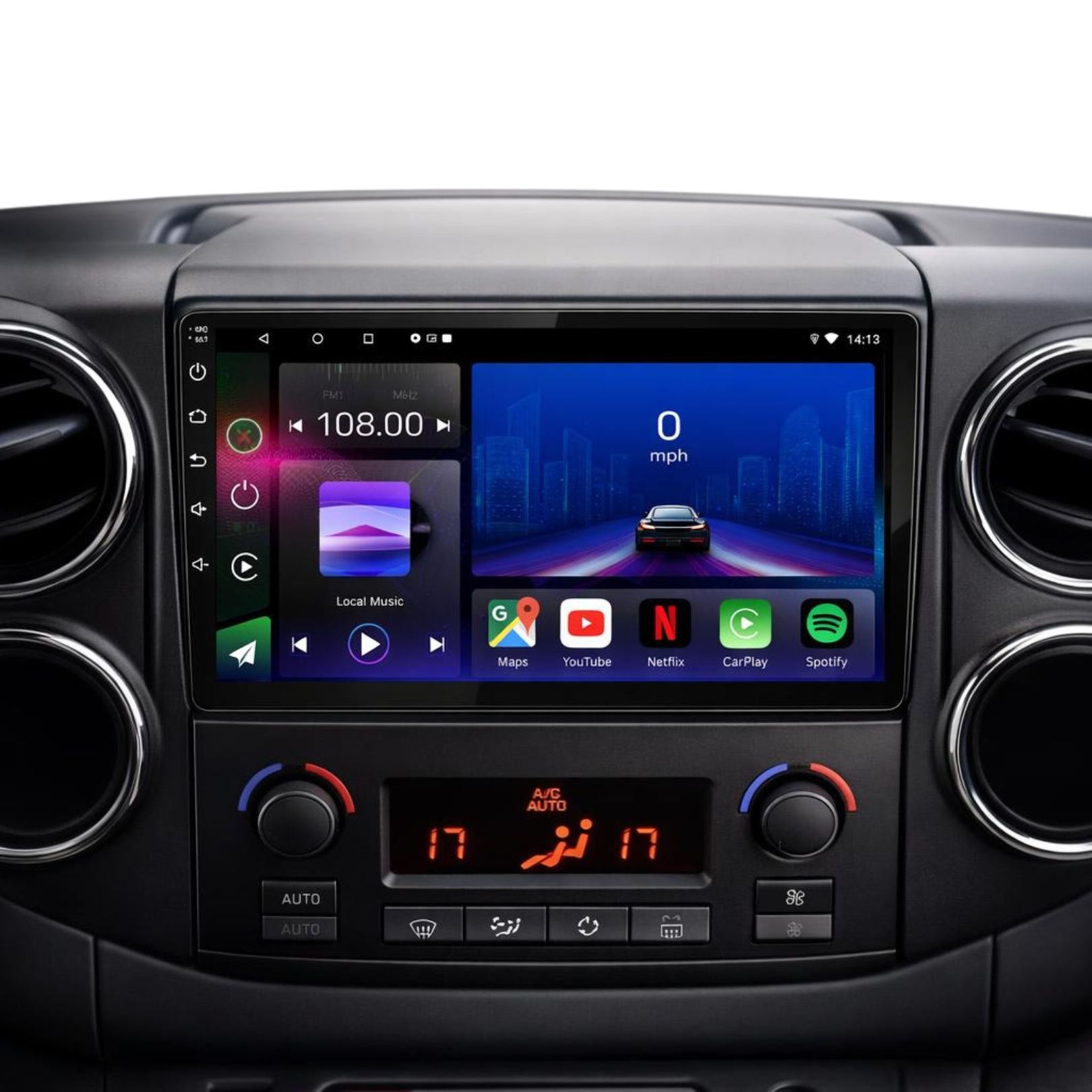 Citroen Berlingo | Peugeot Partner | 2008-2018 | Android 14 | Car Stereo | Head Unit - Pluscenter